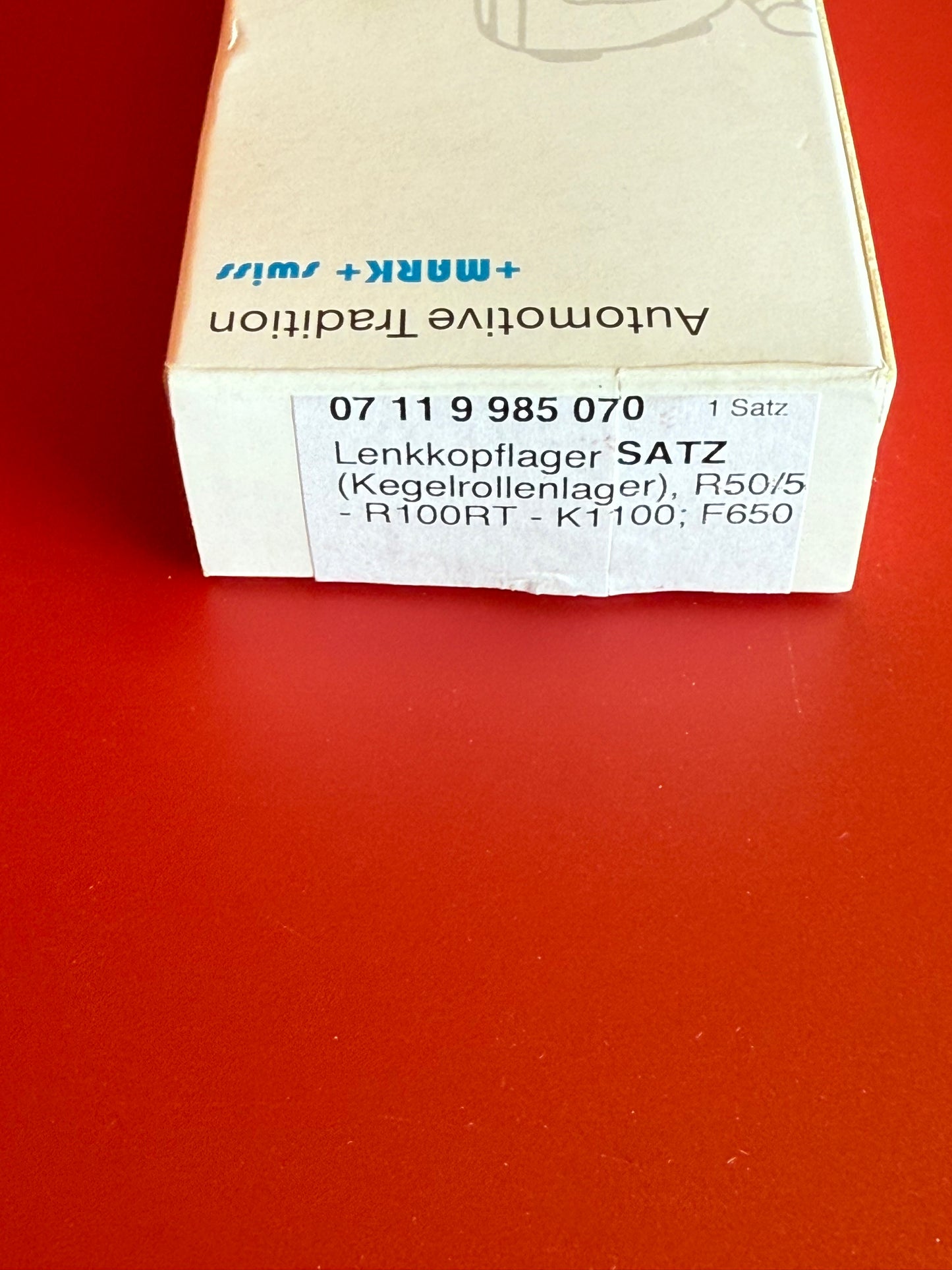 Steering Head Bearing BMW Airhead, F Bike, K Bike & HP2 - 07 11 9 985 070