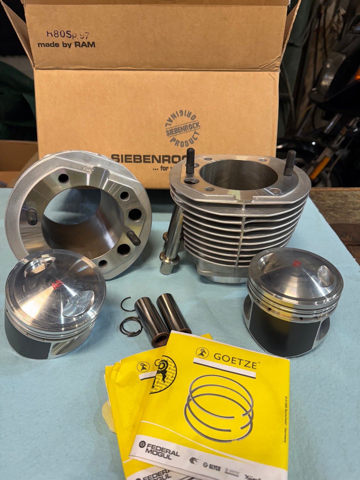 Siebenrock Power Kit Extra upgrade to 1000cc R75, R80, R90 09/1975-09/1980 includes Top end gasket kit