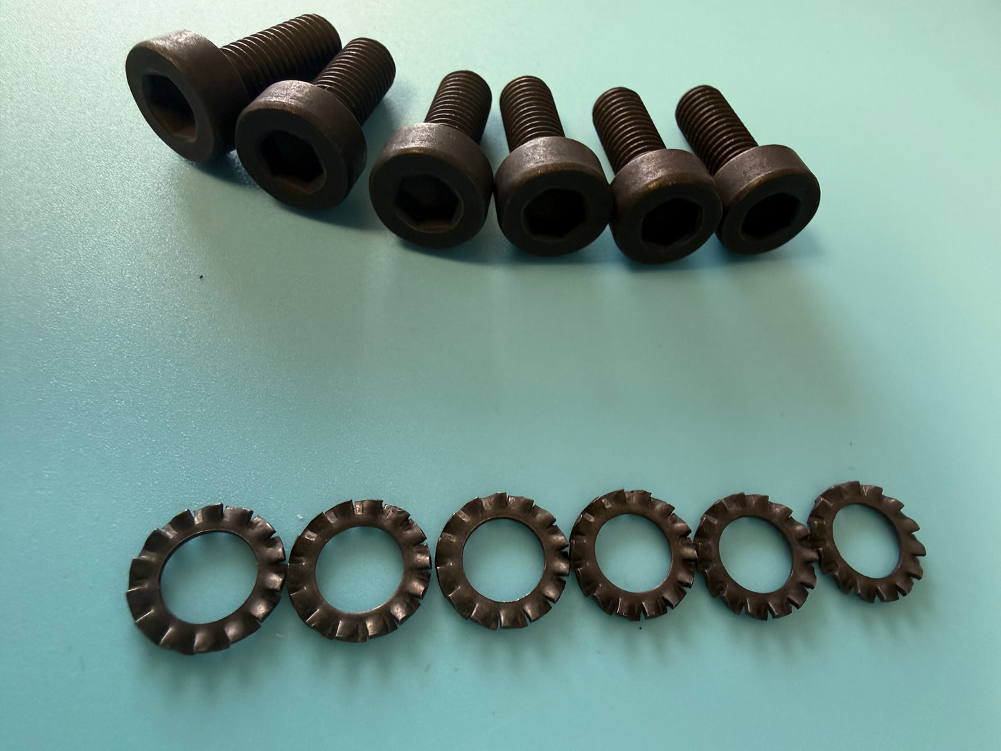 Clutch Bolt and Washer Set of 6 - BMW Airhead 1981-1995 - 21 21 1 338 680