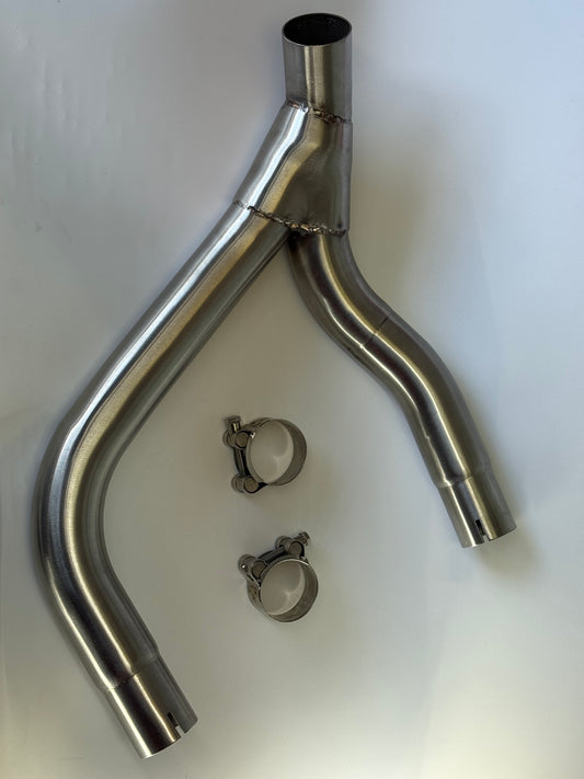 Exhaust Collector Straight Pipe Stainless R100GS-GSPD - 18 12 1 452 394/ss