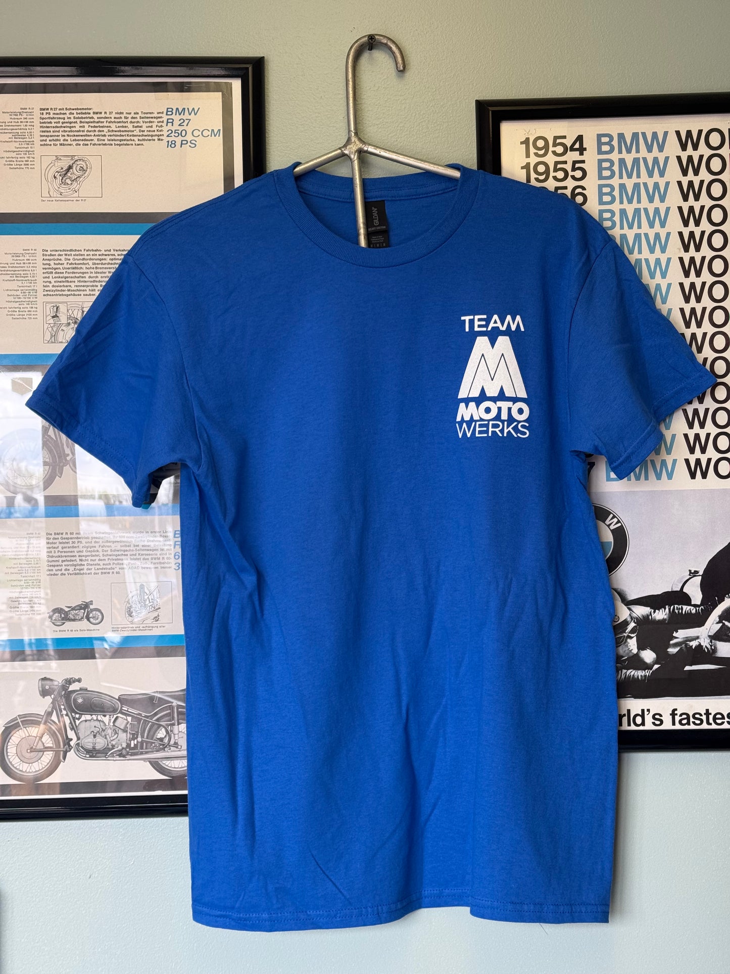 T-Shirt Team MM Moto Werks - Blue