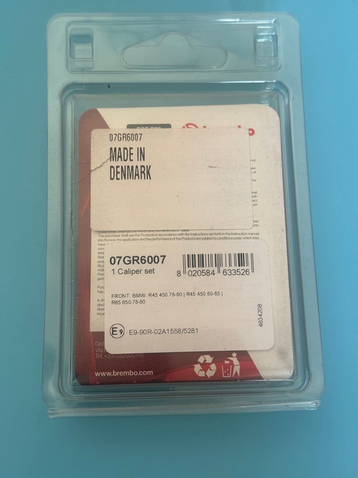 ATE Brake Pad Set BMW R45-R65 - 34 11 2 301 359